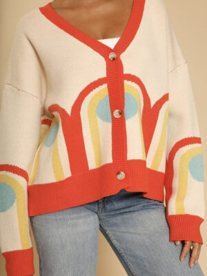 Retro Arch Cardigan